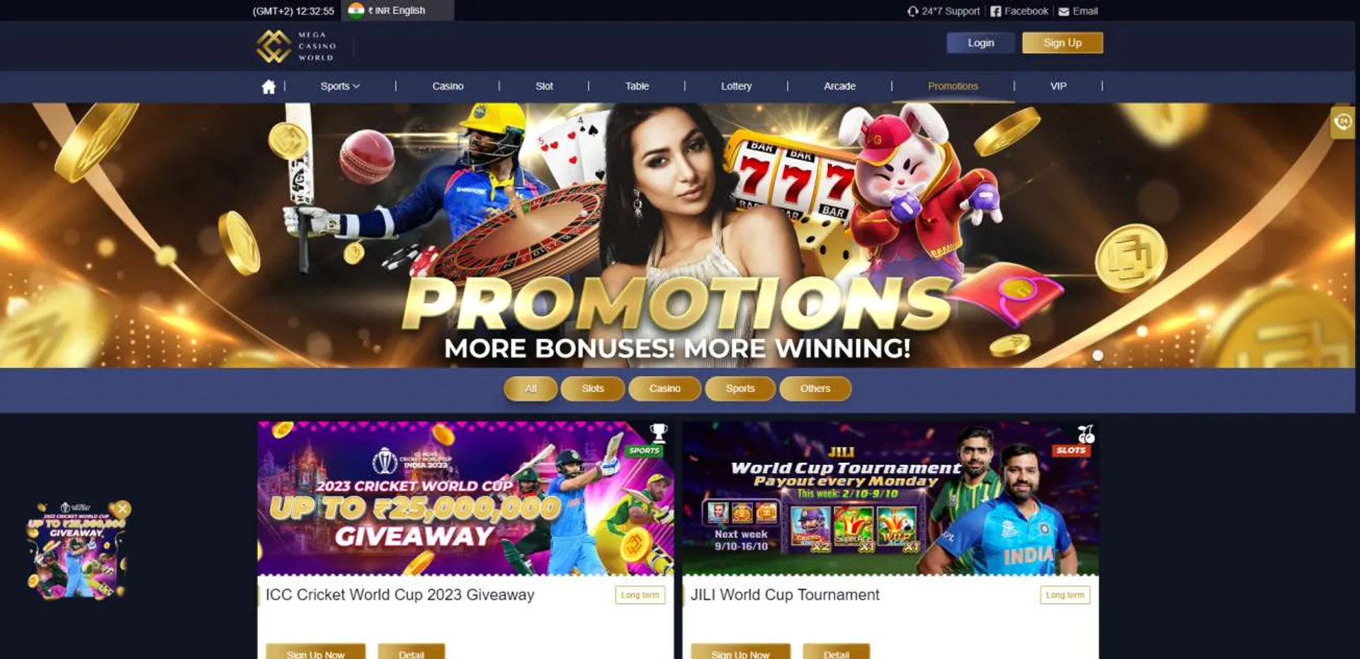 Infinity bet jogos