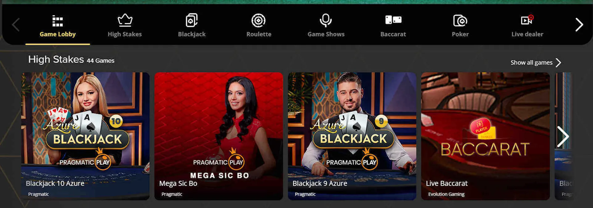 Bônus diários em cassino online